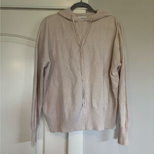 3/$20 Carly Jean Los Angeles Beige Hooded Cardigan